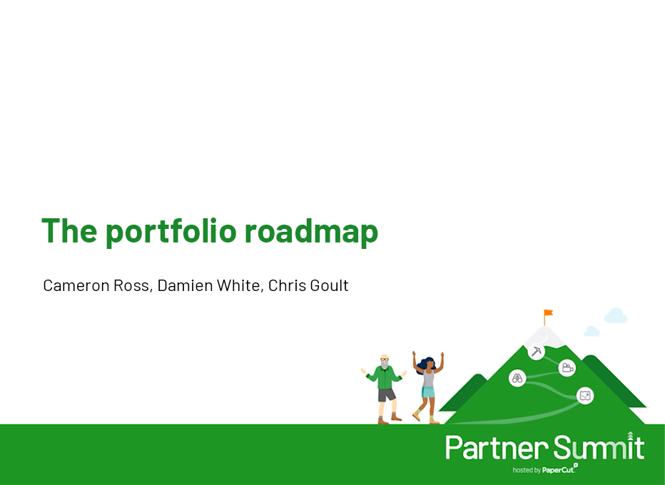 The portfolio roadmap